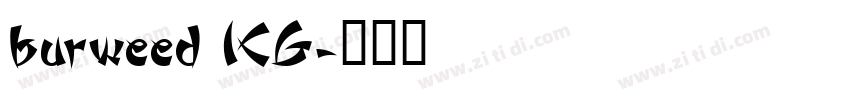 burweed ICG字体转换